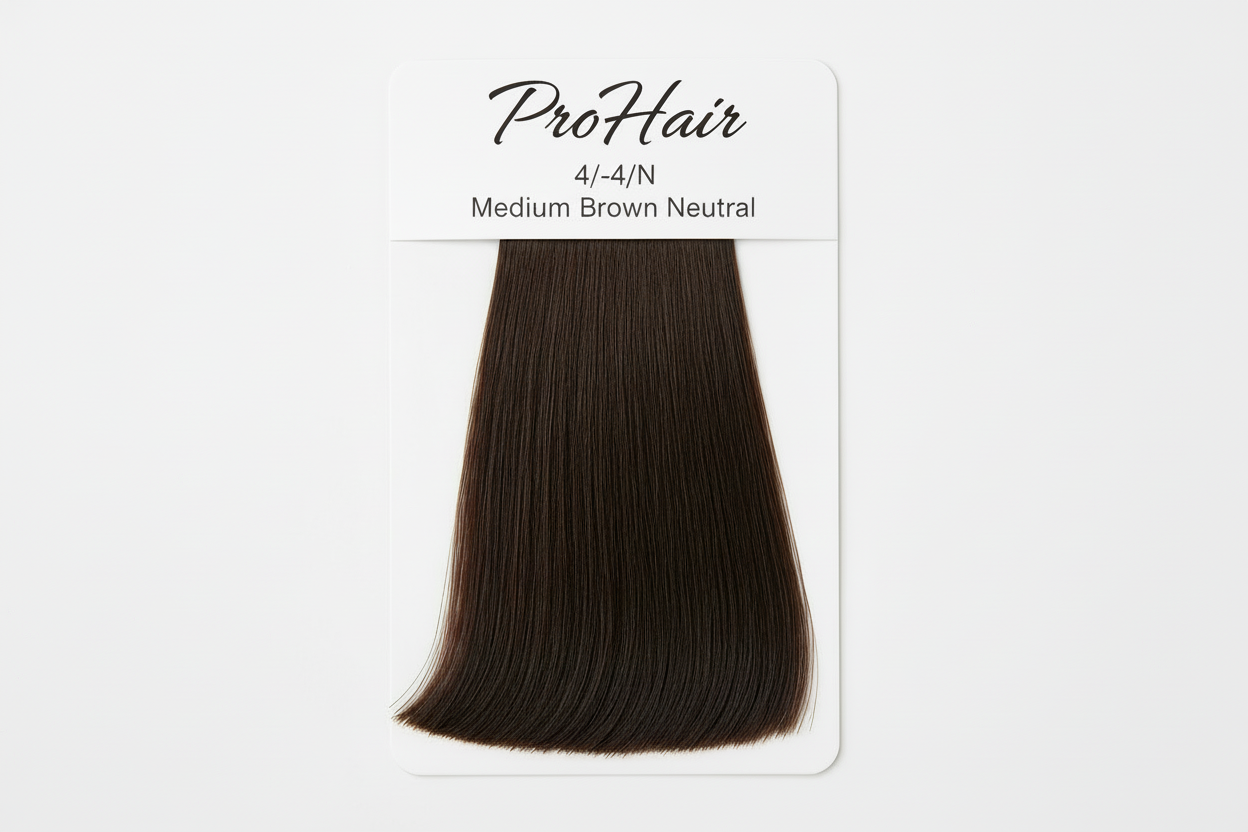 4/-4/N — Medium Brown / Neutral