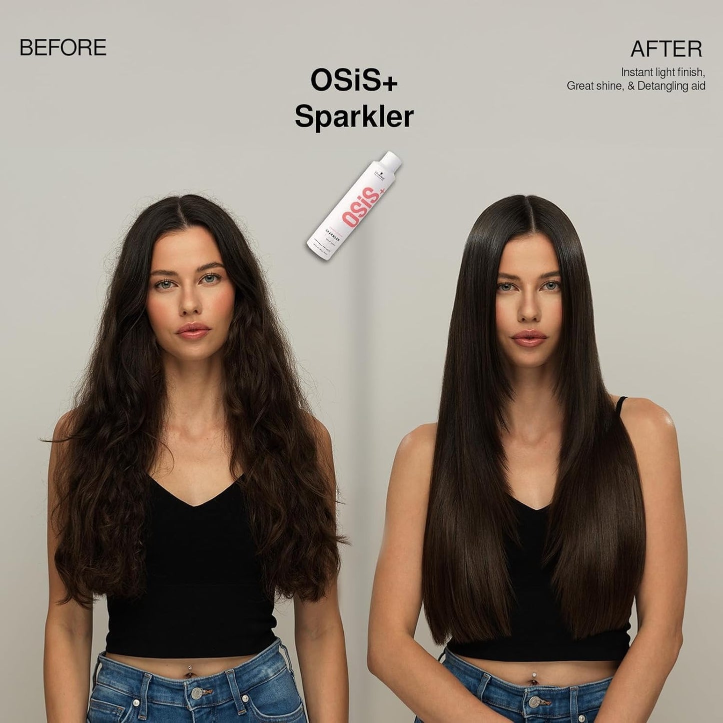 OSiS+ Sparkler – 300ml Shine Hairspray for Instant Gloss & Lightweight Detangling