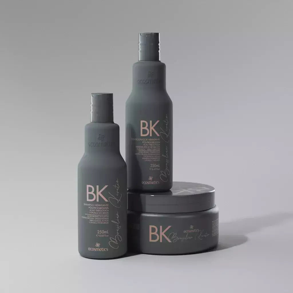 E Cosmetics Shampoo, Conditioner & Mask Kit – 3-Piece Moisturizing Home Care Set