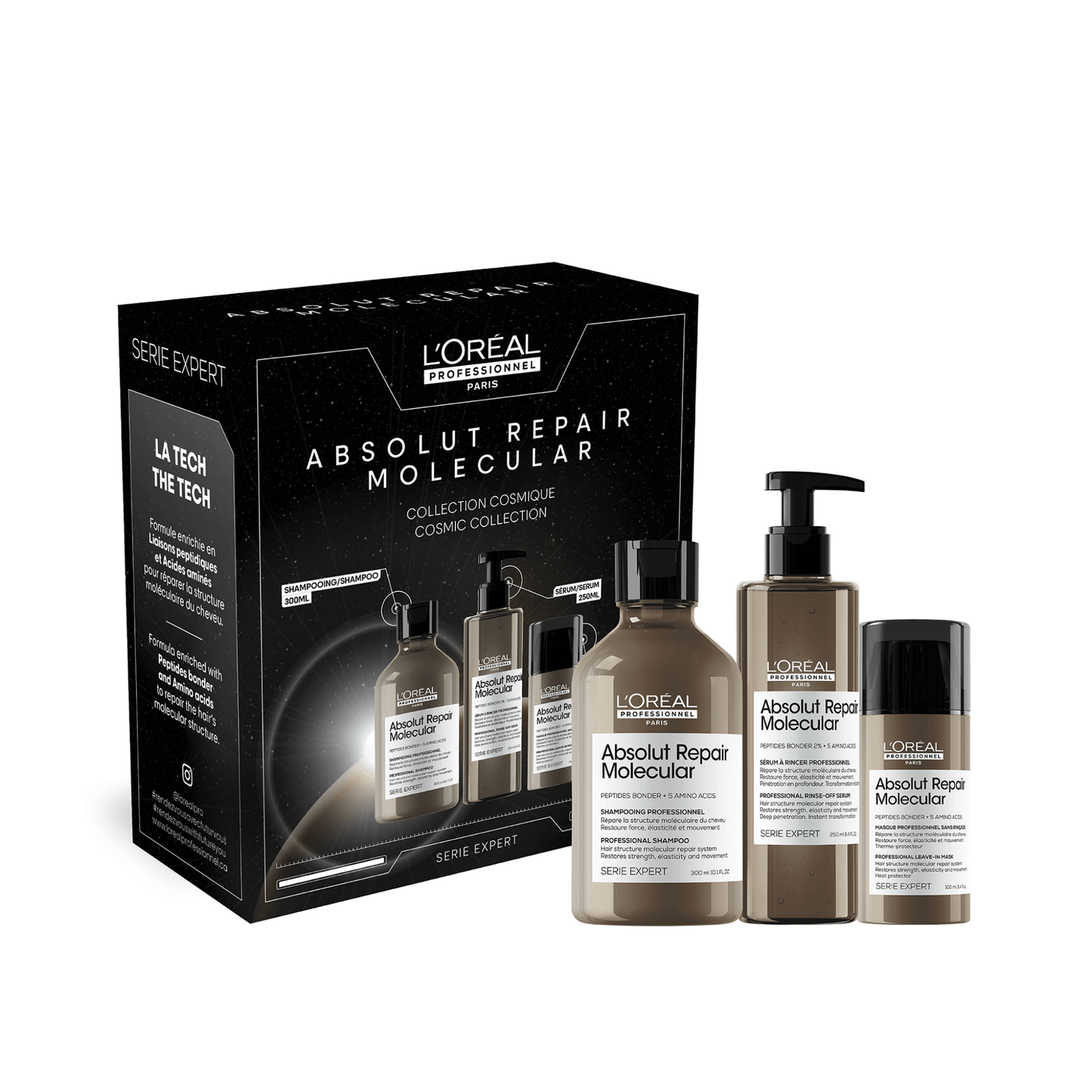 L’Oréal Professionnel Série Expert Absolut Repair Molecular – Repair & Strength Care Set