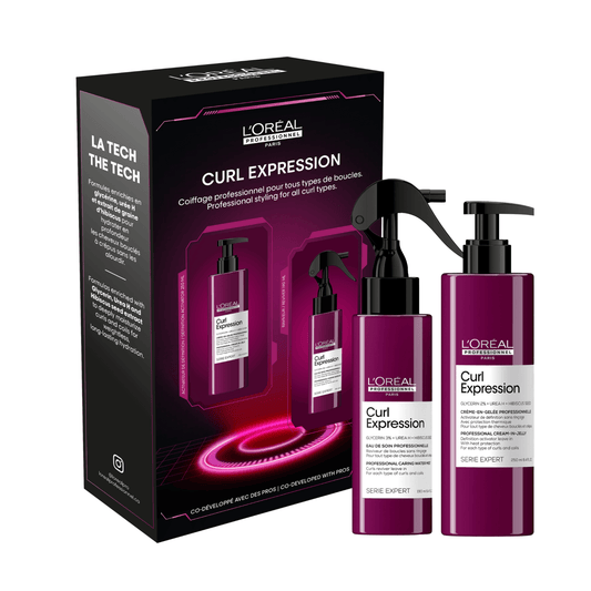 L’Oréal Professionnel Série Expert Curl Expression Duo – Curl Reviver Refresh Spray 190ml + Curl Definition Activator Cream-in-Jelly 250ml