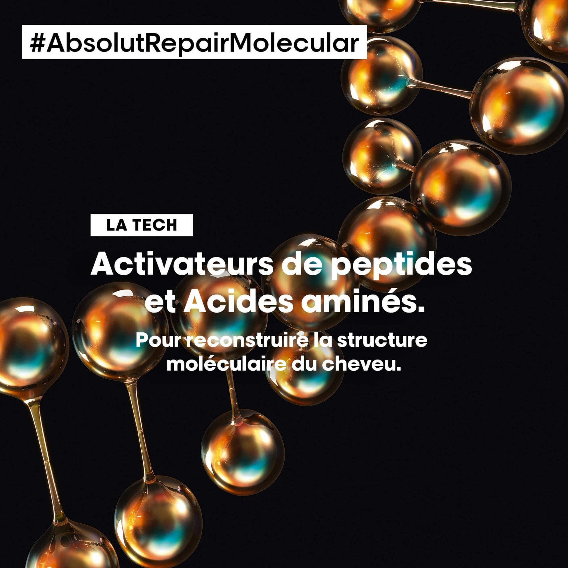 L’Oréal Professionnel Série Expert Absolut Repair Molecular – Molecular Repair Mask for Hair Structure Restoration | L’Oréal Professionnel | ProHair.ca