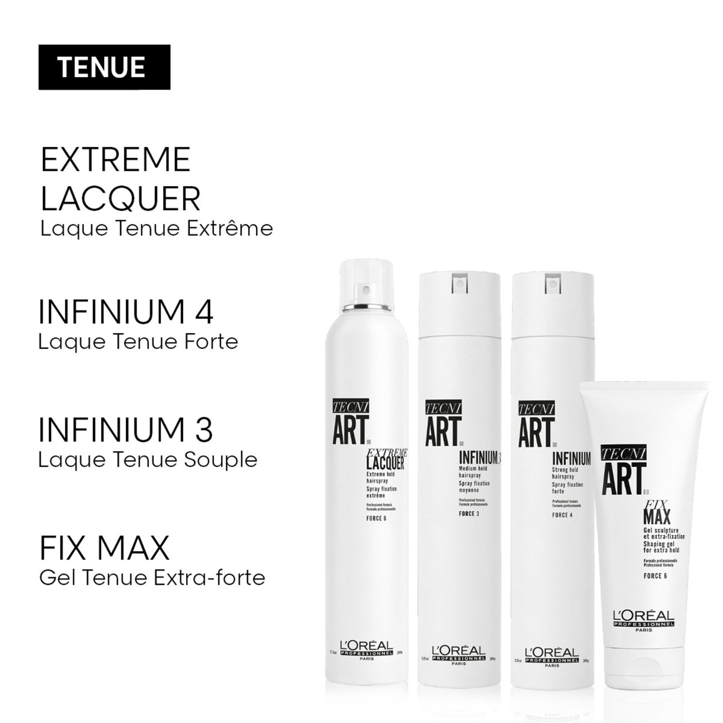 L'Or√©al. Tecni.Art Laque Tenue Moyenne Infinium 3 - 289 g