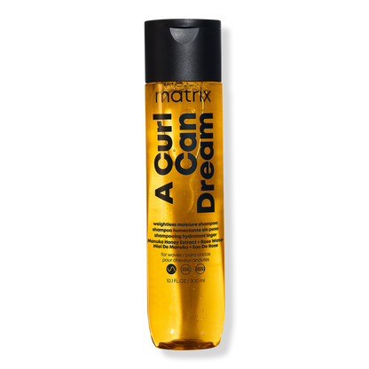 Matrix A Curl Can Dream Wave Weightless Shampoo 300 ml — yellow bottle, front label