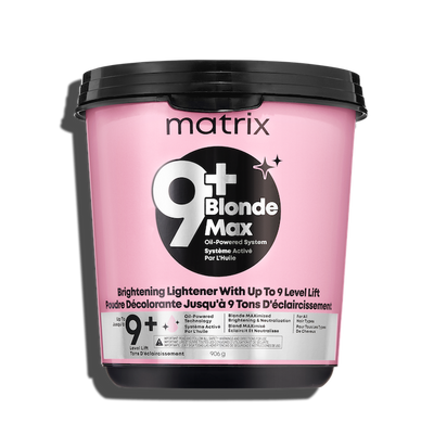 Matrix BlondeMax 9+ Powder Lightener – Oil-Powered Lift to 9 Levels 900g