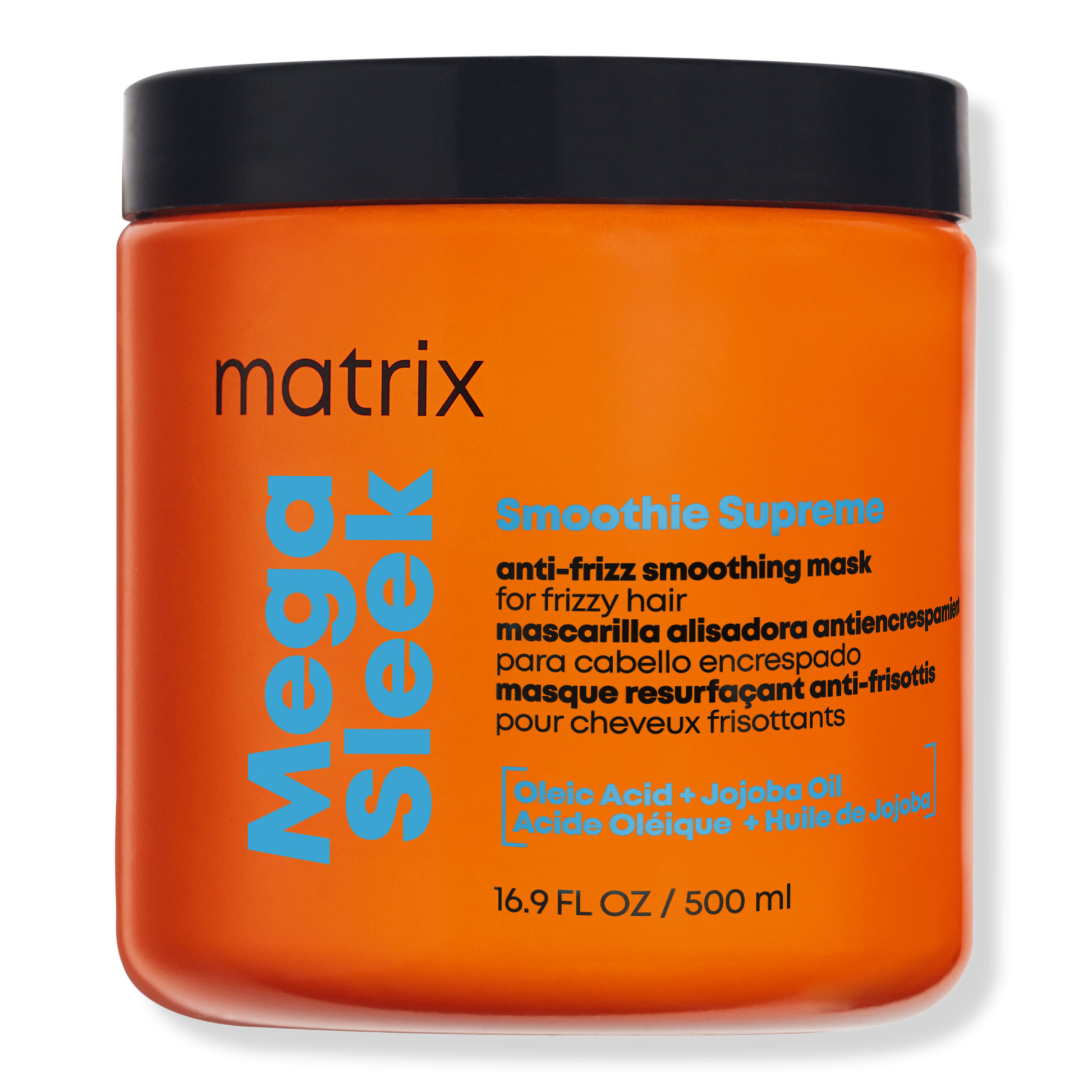 Matrix Mega Sleek Smoothie Supreme Mask 500 ml — orange jar, front label, plain background
