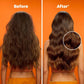 Matrix Mega Sleek Smoothie Supreme Mask — before and after on frizzy hair