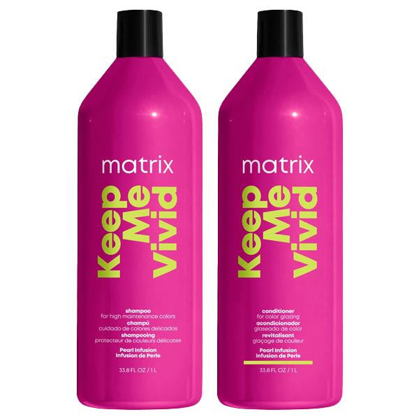 Matrix Keep Me Vivid Shampoo & Conditioner Duo – Sulfate-Free Color Care for Vibrant, Long-Lasting Hair