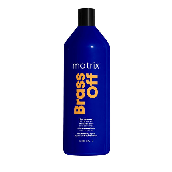 Matrix Brass Off Blue Shampoo – Neutralizes Orange Tones on Brunettes