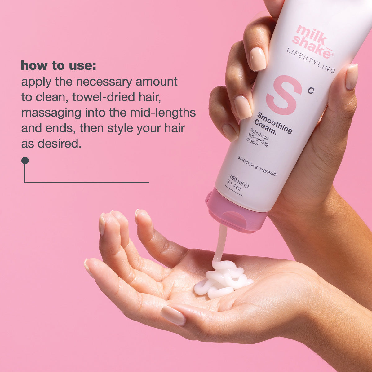 milk_shake Smoothing Cream – Sleek Finish for Unruly Hair