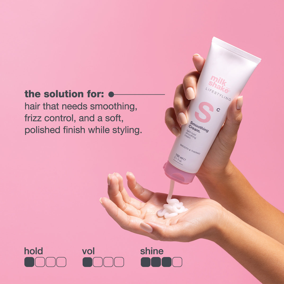 milk_shake Smoothing Cream – Sleek Finish for Unruly Hair