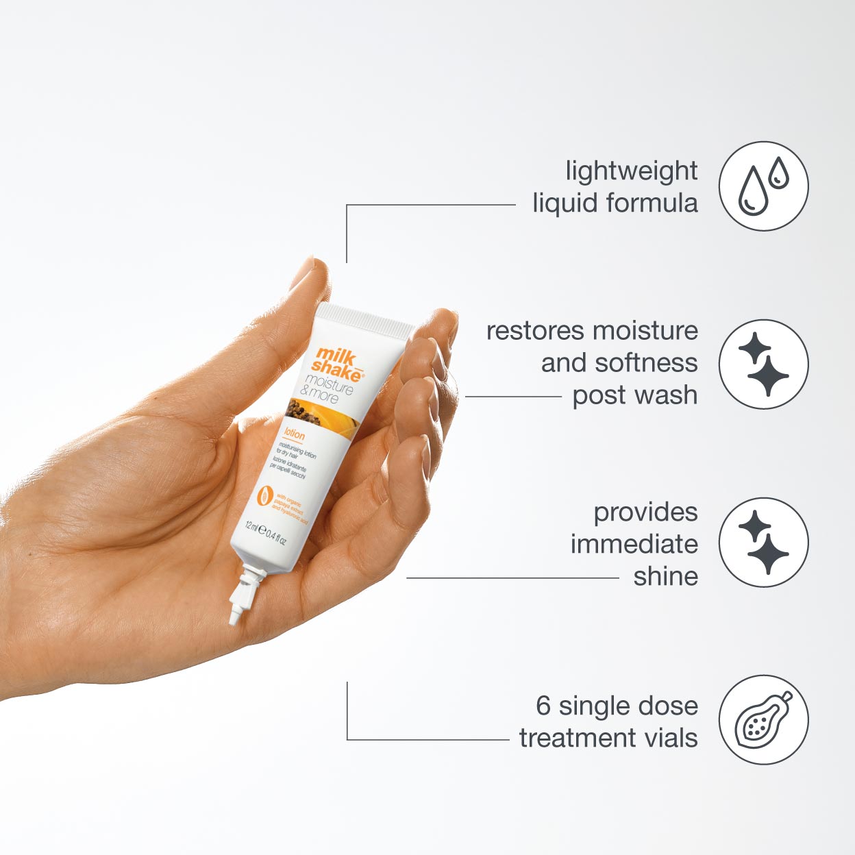 milk_shake Moisture & More Lotion – Intensive Hydration Vials 6 x
