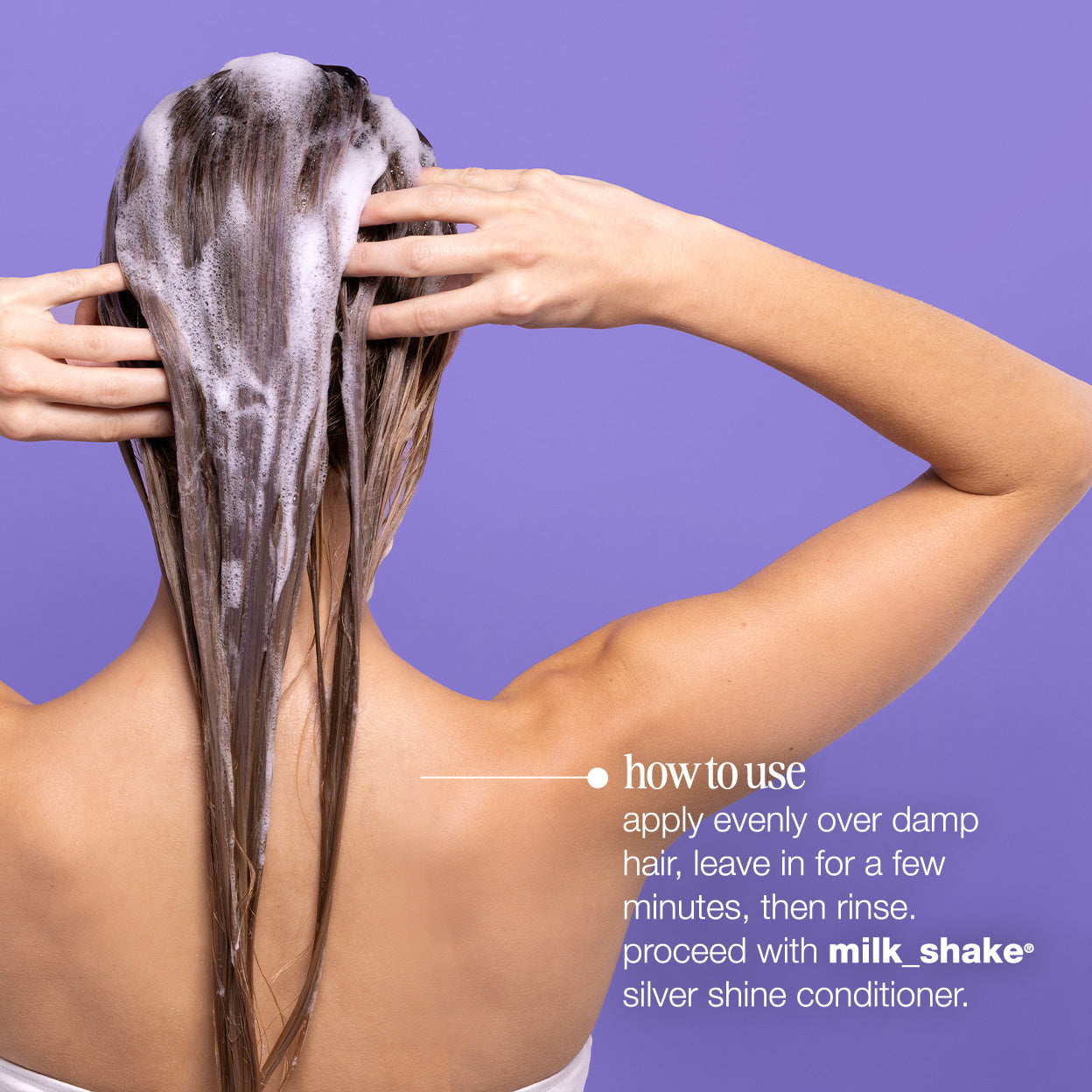 milk_shake Silver Shine Light Shampoo – Gentle Anti-Yellow for Blonde & Grey Hair