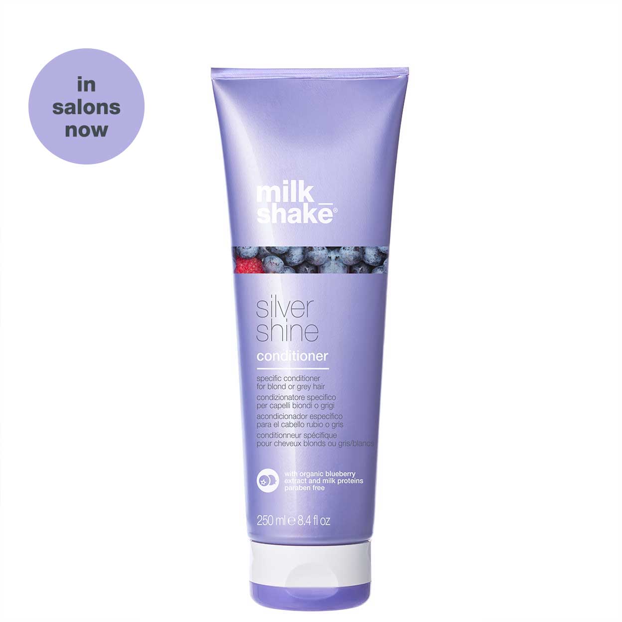 milk_shake Silver Shine Conditioner – Anti-Yellow Care for Blonde & Grey Hair