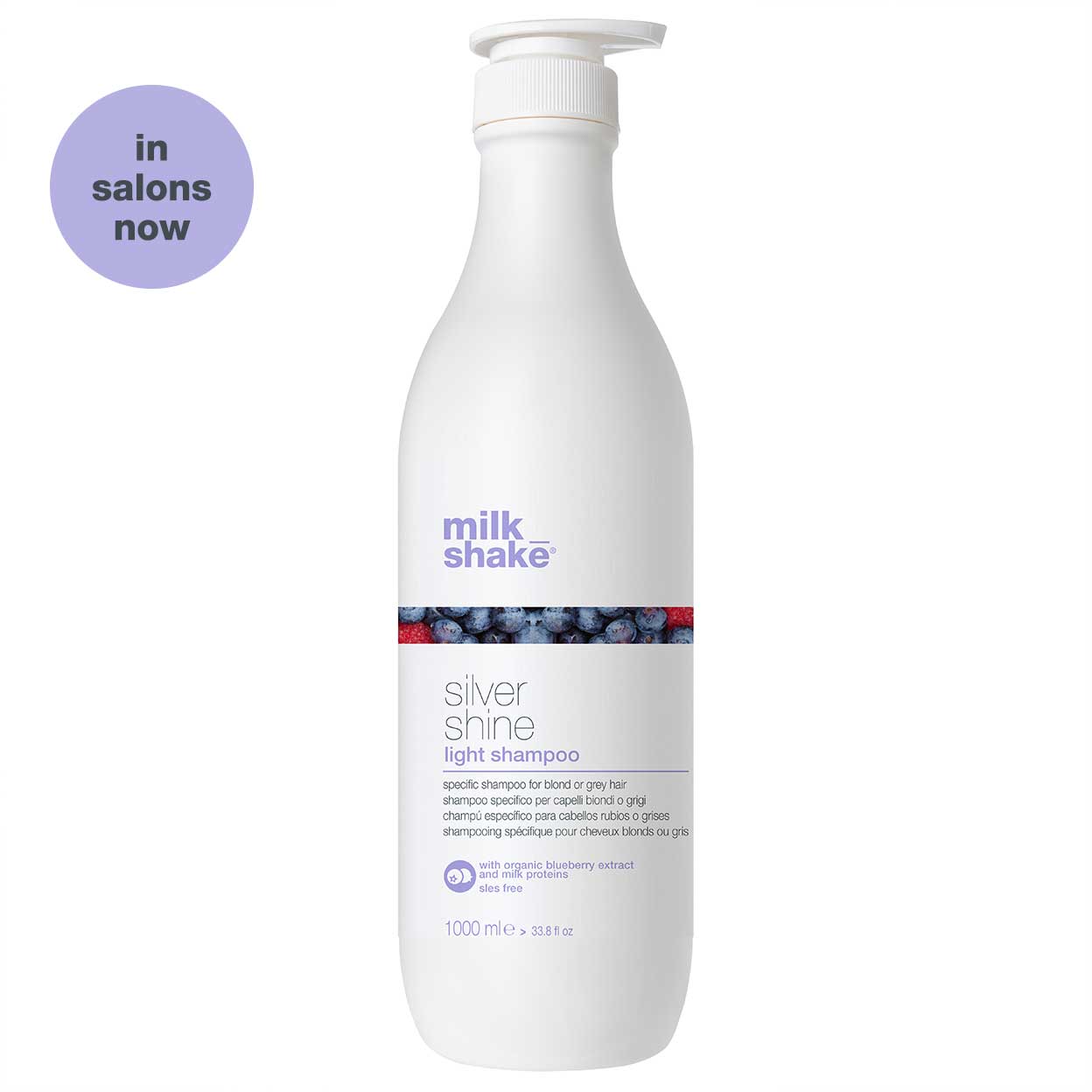 milk_shake Silver Shine Light Shampoo – Gentle Anti-Yellow for Blonde & Grey Hair