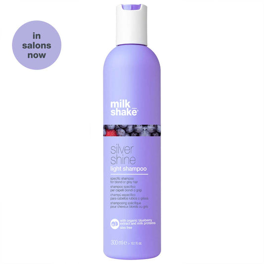 milk_shake Silver Shine Light Shampoo – Gentle Anti-Yellow for Blonde & Grey Hair