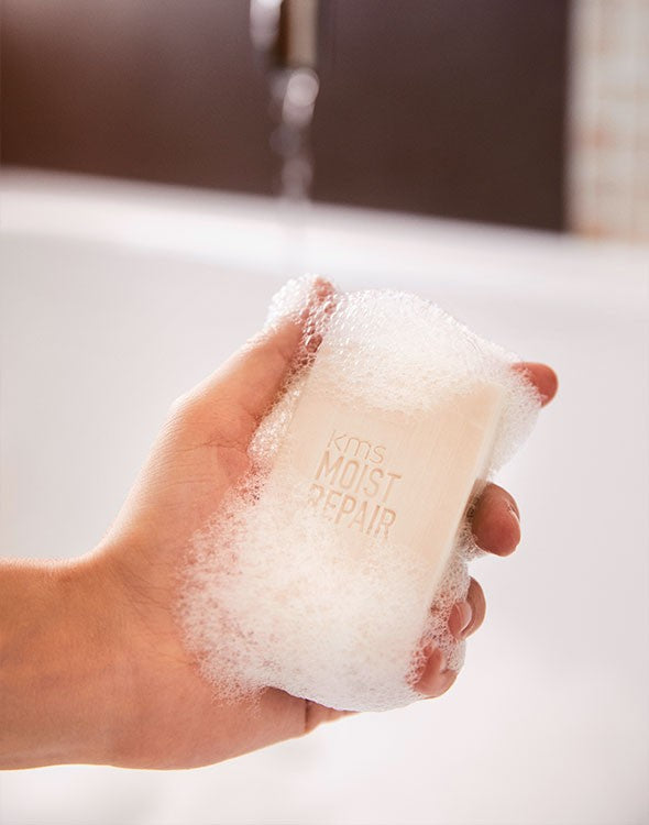 KMS MoistRepair Solid Shampoo – 75g — official KMS product image 2