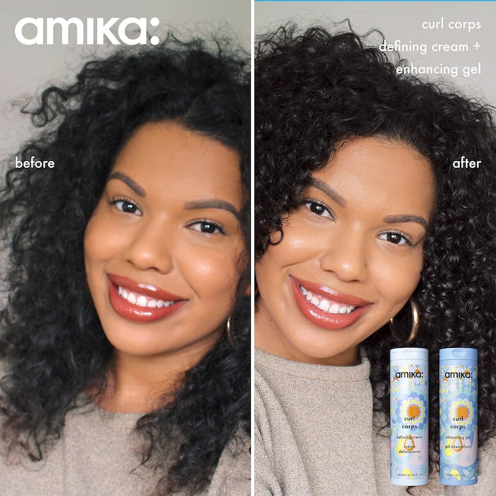 Amika Curl Corps Enhancing Gel 6.7 oz – Frizz-Free, Crunch-Free Curl Definition