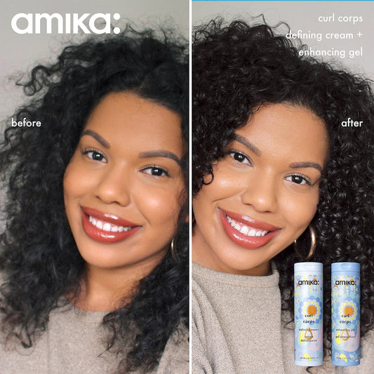 Amika Curl Corps Enhancing Gel 6.7 oz – Frizz-Free, Crunch-Free Curl Definition