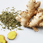 Ginger root and tea leaves, the scent notes of American Crew 3-in-1 Ginger + Tea