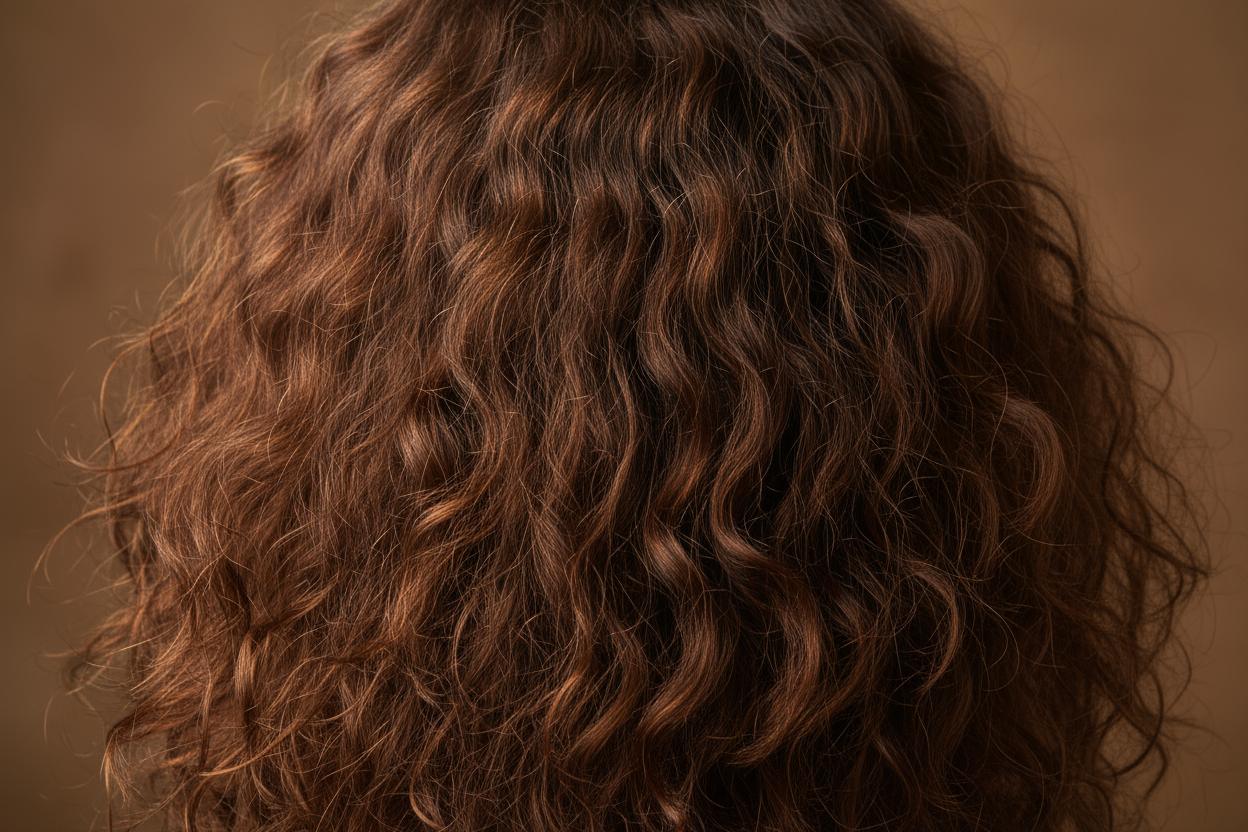 picture of thick or coarse hair 