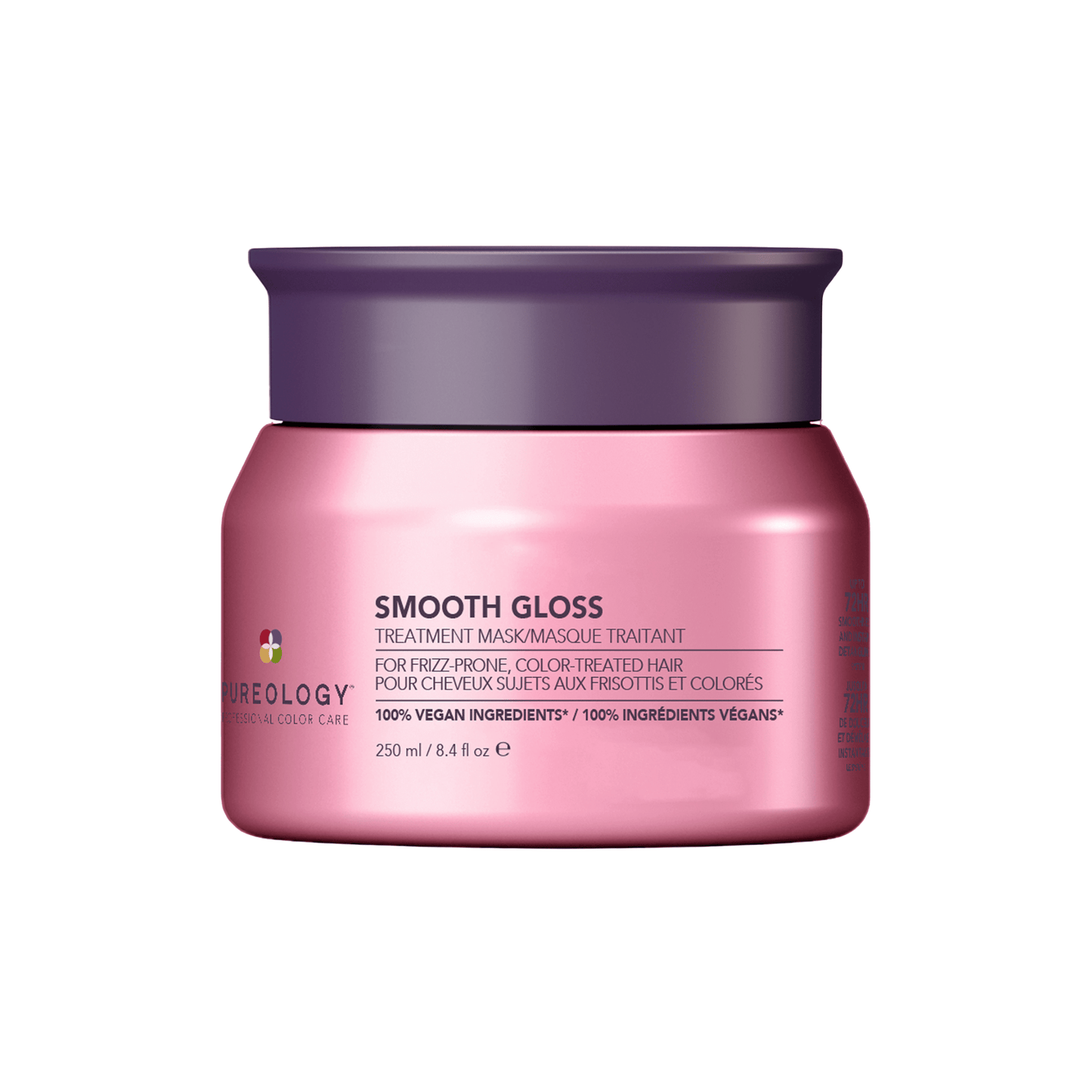 Pureology Smooth Gloss Treatment Mask – Smoothing Mask for Frizz-Prone Colour-Treated Hair