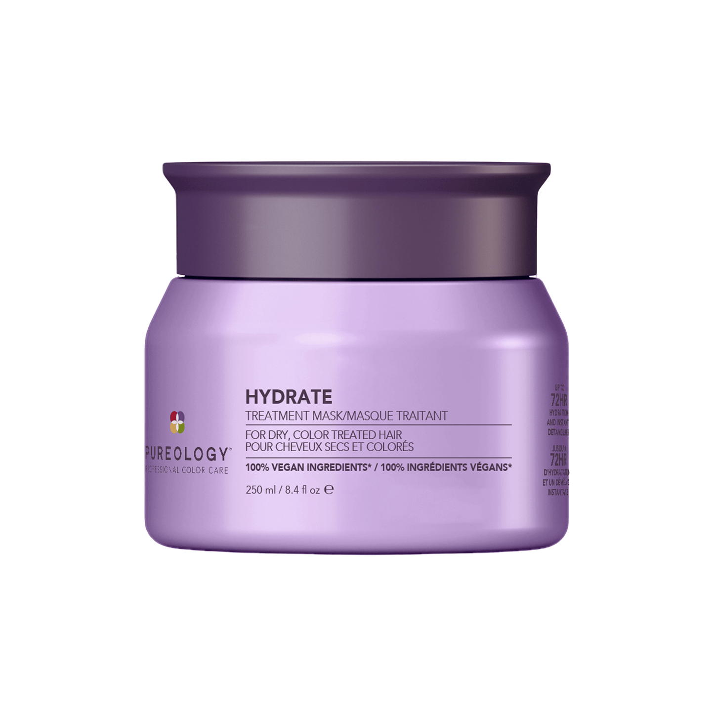 Pureology Hydrate Treatment Mask – 72-Hour Moisture for Dry, Colour-Treated Hair 250ml