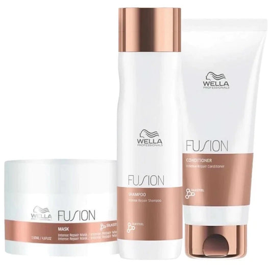 Wella Professionals Fusion Intense Repair Discovery Pack – Shampoo 250ml, Conditioner 200ml & Mask 150ml