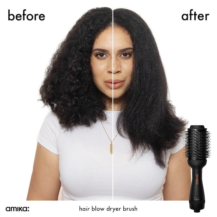 Amika Hair Blow Dryer Brush 2.0 - Ultimate Shine & Volume Tool