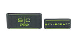 StyleCraft Pro Barber Hair Clipper and Trimmer Grip Band Set of 2 in Black|Green – Professional