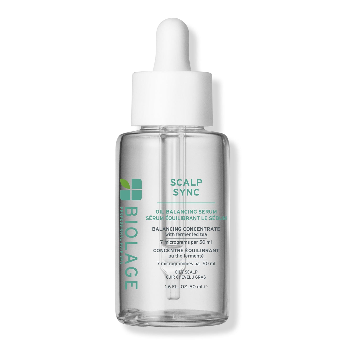 Biolage Scalp Sync Oil Balancing Serum 1.6 fl oz / 50 ml dropper bottle, front view