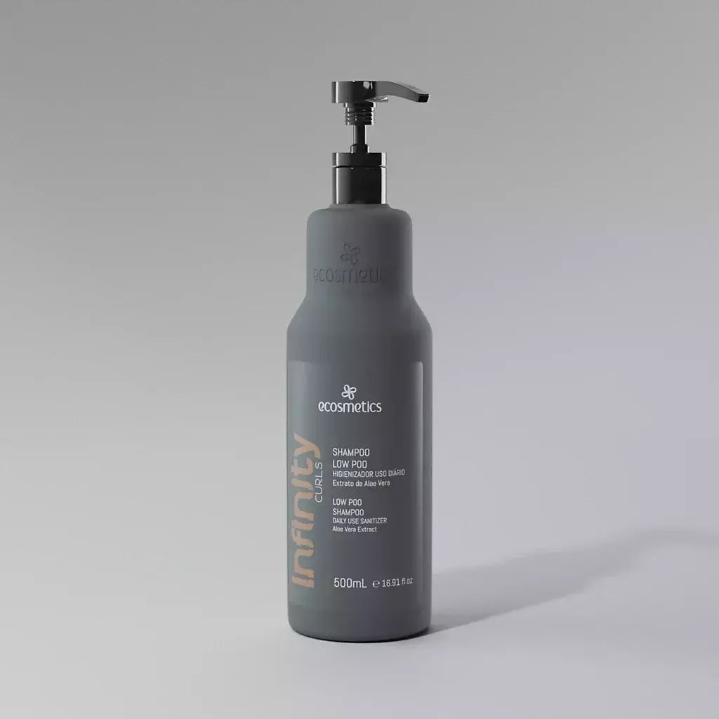 E Cosmetics Infinity Curls Low Poo Shampoo & Anti-Frizz Conditioner Duo – 2 × 500ml