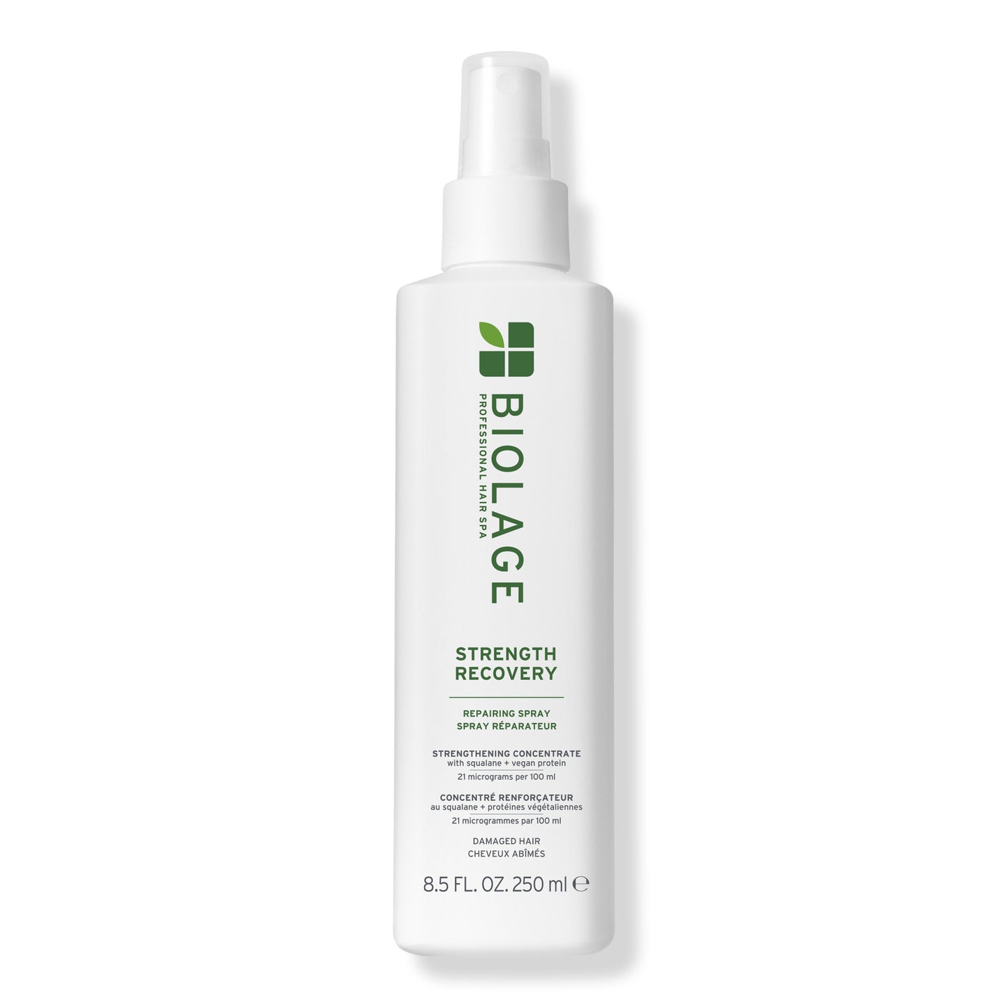 Biolage Strength Recovery Repairing Spray 8.5 fl oz / 250 ml bottle, front view