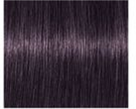 Schwarzkopf IGORA Royal Opulescence Permanent Color — shade 3-19 Dark Brown Cendre Violet on a hair strand