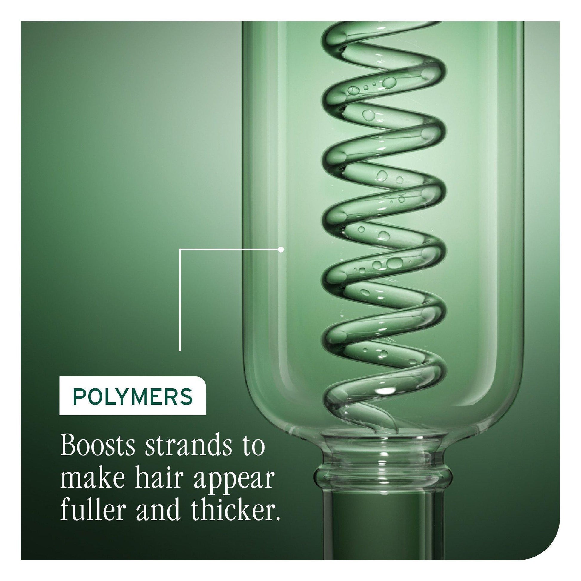 Polymers ingredient macro for Biolage Volume Boost