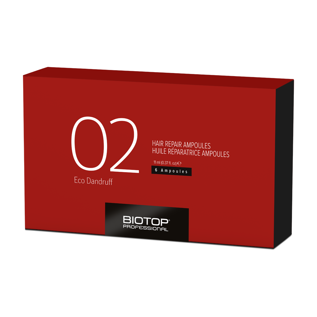 02 Eco Dandruff Hair Repair Ampoules - ProCare Outlet by Biotop