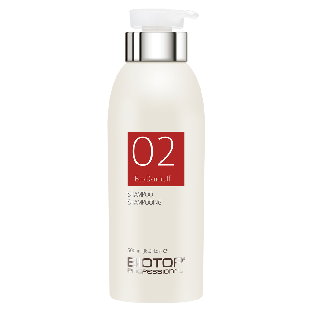 02 ECO DANDRUFF SHAMPOO - 16.9oz (500ml) - ProCare Outlet by Biotop