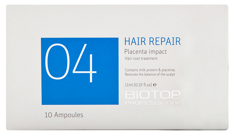 04 SHEDDING HAIR REPAIR AMPOULES - ProCare Outlet by Biotop