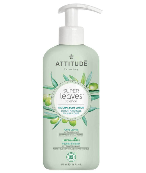 Body Lotion : SUPER LEAVES™ - Olive Leaves - by Attitude |ProCare Outlet|