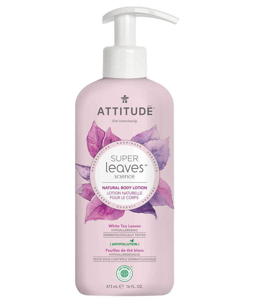 Body Lotion : SUPER LEAVES™ - White Tea Leaves - by Attitude |ProCare Outlet|