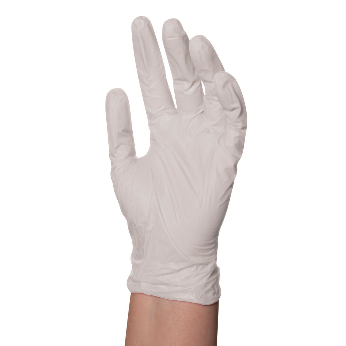 BaBylissPRO Disposable Vinyl Gloves, Medium – Box of 100
