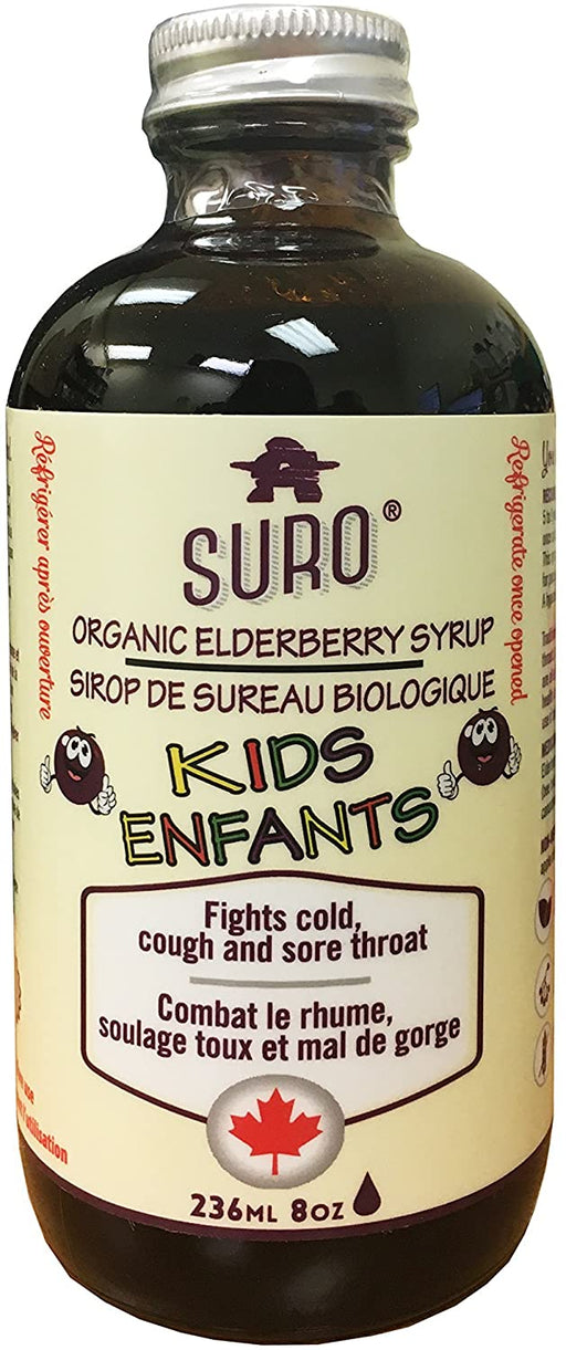 Suro Organic Elderberry Syrup for Kids 236 ml - ProCare Outlet by SURO