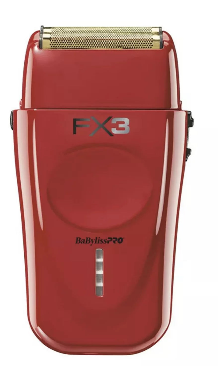 BaByliss PRO FXX3S FX3 Collection Red High-Speed Off-Set Double Foil Shaver NEW