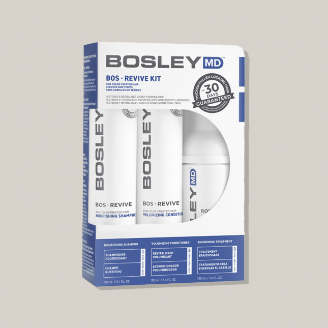 Bosley -Bos Revive Starter Kit Non-Colored Hair - ProCare Outlet by Bosley