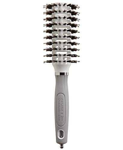 Olivia Garden Ceramic + Ion Turbo Vent Hair Brush, Combo - Medium 2 1/2" - ProCare Outlet by Olivia Garden