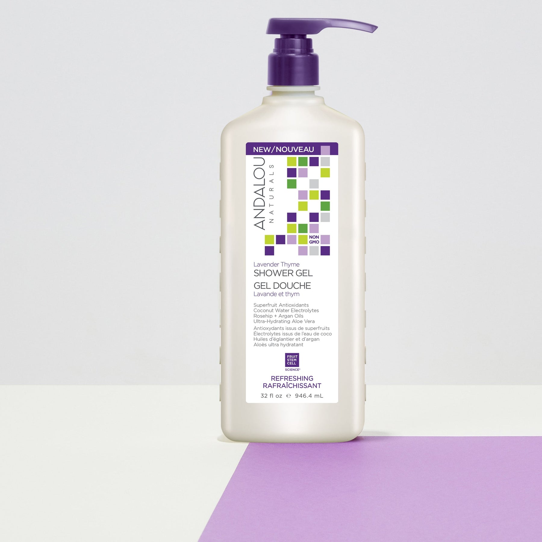 Lavender Thyme Refreshing Shower Gel - Value Size - Default Title - ProCare Outlet by Andalou Naturals