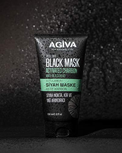 Agiva - Peel Off Black Mask Activated Charbon Anti-Blackhead 150 Ml - ProCare Outlet by Agiva