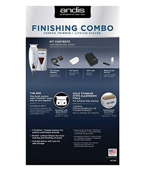Andis Finishing Combo T-outliner Trimmer + profoil lithium shaver. - ProCare Outlet by Andis