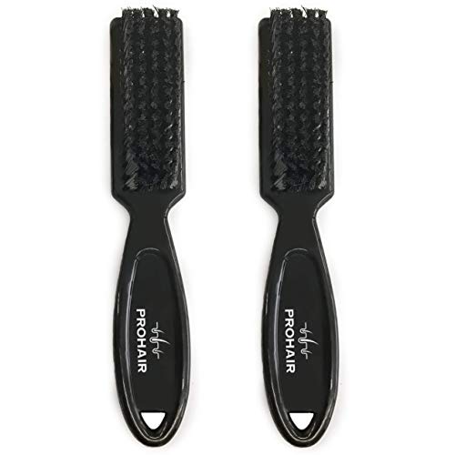 Prohair Fade & Blade/Clipper Cleaning Black Brushes - (2 Pcs/Set) - by Prohair |ProCare Outlet|