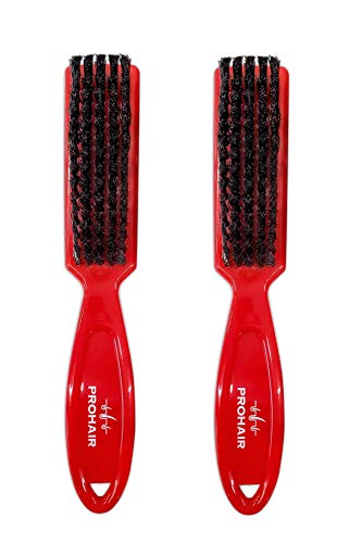 Prohair Fade & Blade/Clipper Cleaning Red Brushes - (2 Pcs/Set) - ProCare Outlet by Prohair